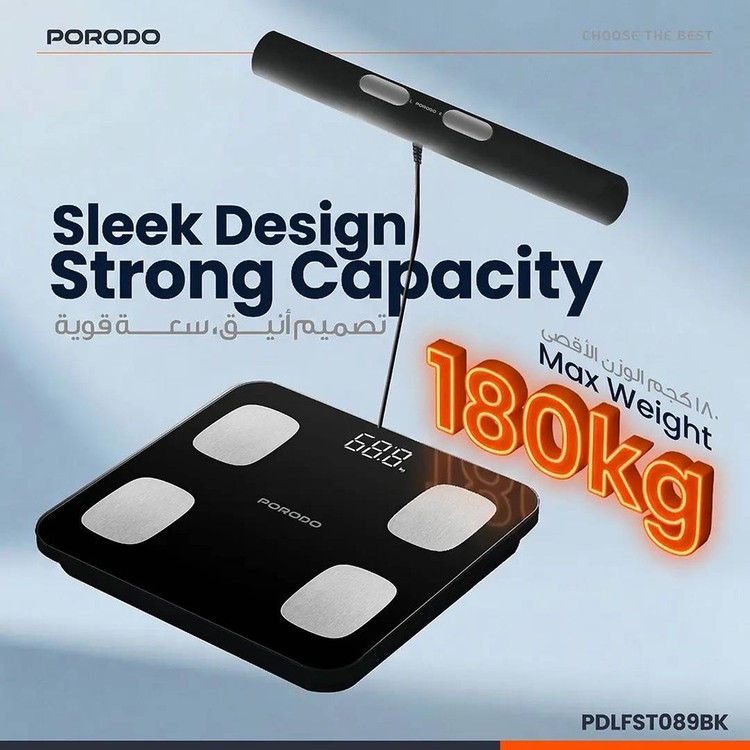 ترازو و آنالیزور هوشمند بدن porodo